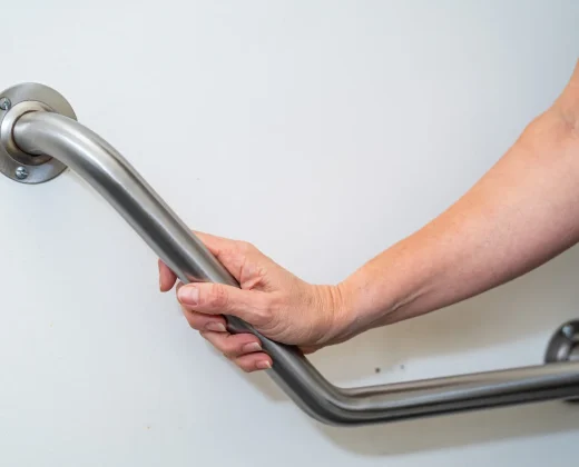Assessment of a grab rail during an activities of daily living assessment